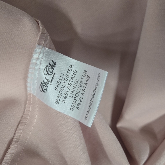 Chi Chi London Wanda Pink High-Low Formal Dress Size 14 - Picture 8 of 14